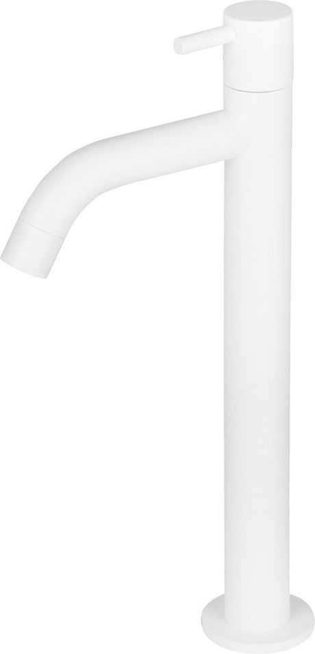 Differnz Waschtischarmatur – Kaltwasserhahn – hoch – 28,5 x 11,5 cm – mattweiß