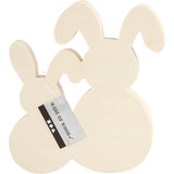 Creativ Company Hasen, H: 17 cm, B: 16 cm, Dicke 2 cm, 1 Set