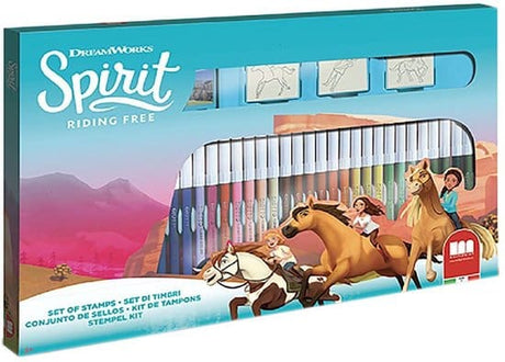 Dreamworks Spirit Stempel- und Farbset 41-teilig