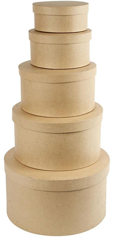 Kreativunternehmen https: www.cchobby.nl Round-hat-boxes-h-8-10-13-15-19-cm-d-16-5-18-5-24-28-5-35-5-cm-5-piece-1-set