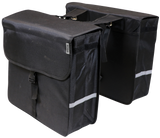 Edge Doppelte Fahrradtasche Luxury Shopper 40 Liter 38 x 40 x 14cm (2x) schwarz