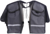 Edge Doppelfahrradbeutel Transporter 40 Liter 33 x 39 x 15 cm (2x) Schwarz