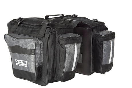 M-Wave Fahrradtasche Amsterdam dreifach