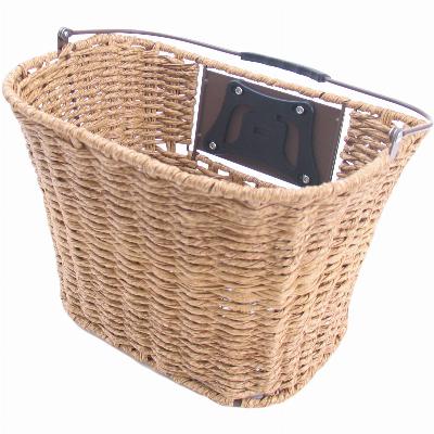 Büchel Fahrradkorb City Rattan Click Pro - Braun