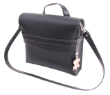 Monte Grappa Fahrradbeutel Leder 7,5 Liter 30 x 10 x 25 Liter schwarz