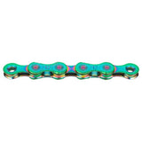 Shimano-Kette kmc x12 gewachst 126 Glieder – Auroragrün