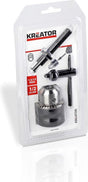 Kreator - Zubehör - krt014004 - Bohrfutter mit Schlüssel und SDS-Adapter - ø 1,5-13 mm
