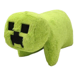 Minecraft creeper 2in1 knuffelkussen 35x30cm | 2 stuks