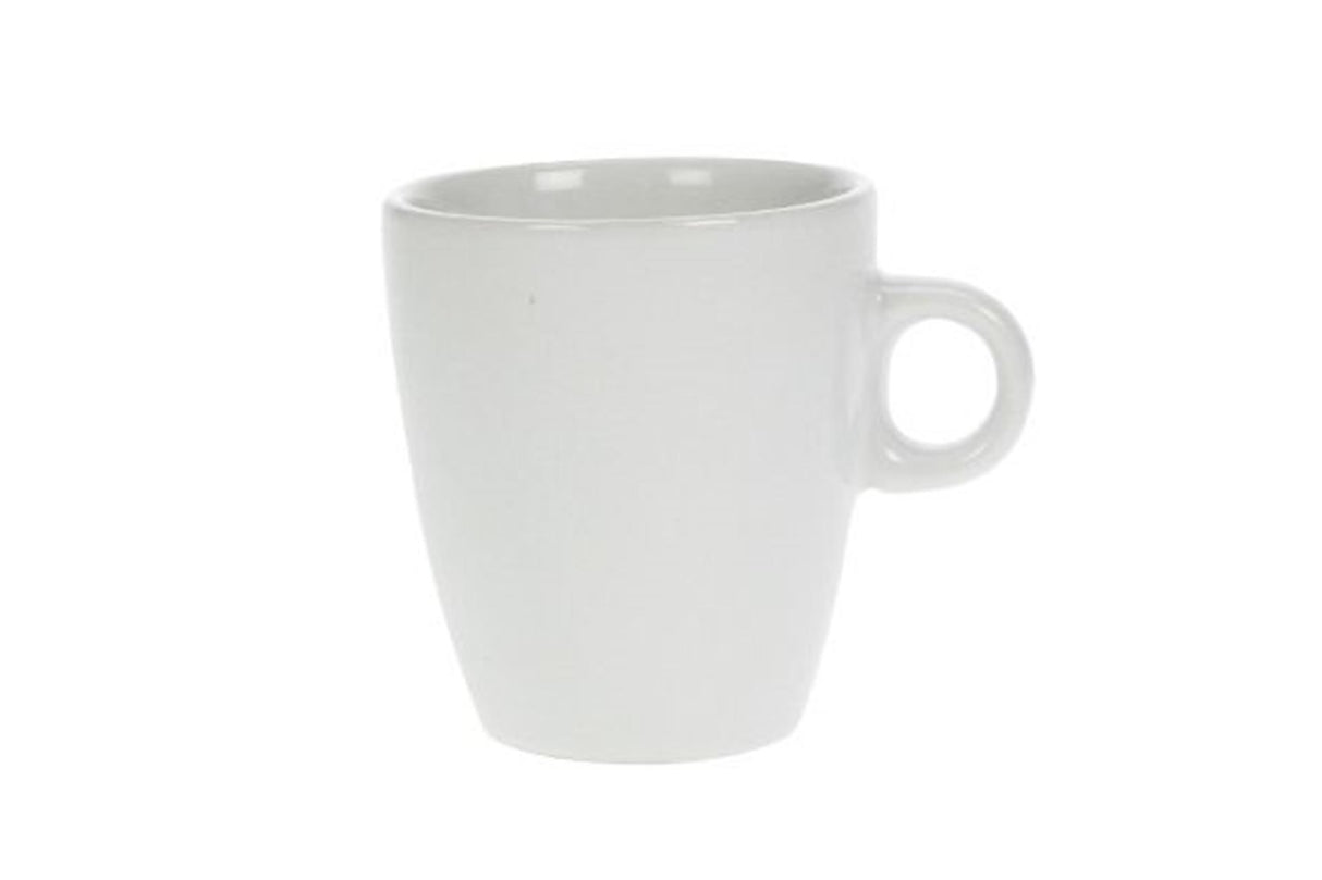Gemütlicher trendiger Becher Vicky weiß 19cl, Karton mit 6 Stück