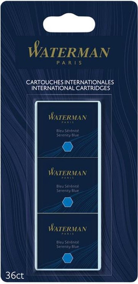 Aquarius-Tintenpatronen | Standardformat | Serenity Blue (Packung mit 36 Stück)