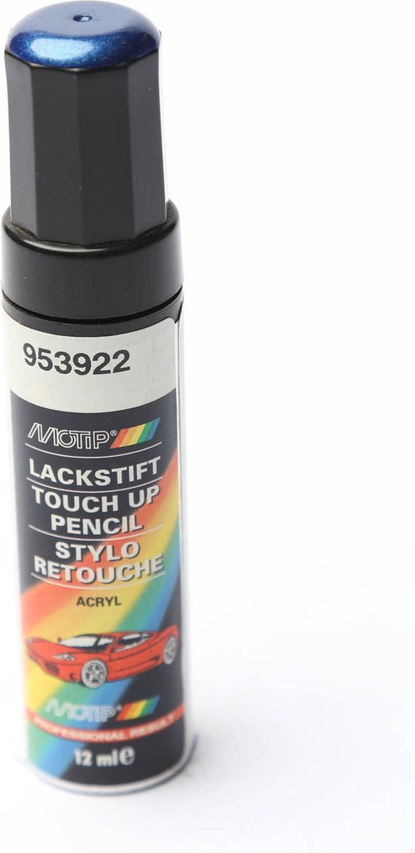 Motip 953922 – Autolackstift – Blau Metallic – 12 ml