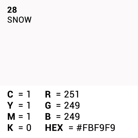 Vorgesetzter Hintergrundpapier 28 Schnee 1,35 x 11 m