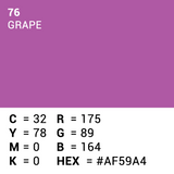 Vorgesetzter Hintergrundpapier 76 Traube 1,35 x 11 m