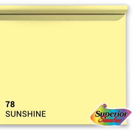Vorgesetzter Hintergrundpapier 78 Sonnenschein 1,35 x 11m
