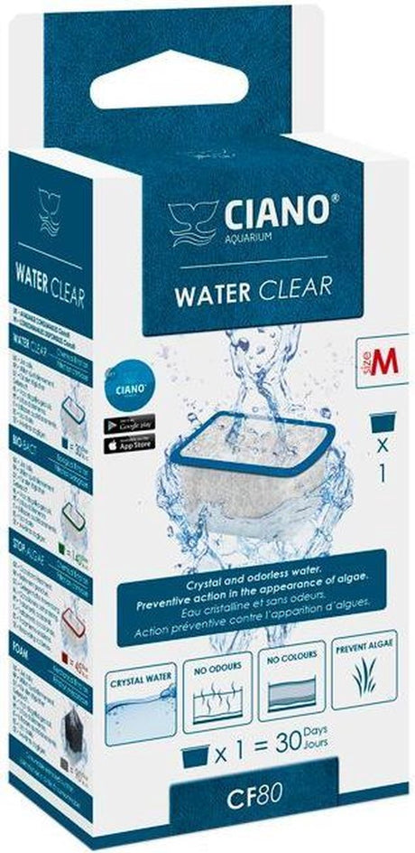 Ciano Ersatz-Mediumpads für Aquarienfilter – wasserklar