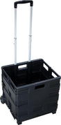 Pavo - trolley - opvouwbaar - belasting tot 35kg - zwart - krat