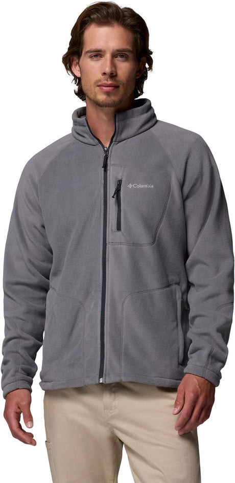 Columbia Fast Trek II Jacke – Fleeceweste Herren Erwachsene – Verschluss und Taschen mit Reißverschluss – Outdoor-Weste – Grau – Größe M
