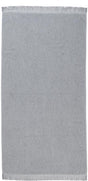Vtwonen groove badhanddoek - antraciet - 70 x 140 cm