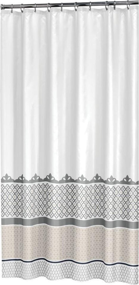 Dichtungsfellduschvorhang Marrakesch 180 cm Silber 235281318
