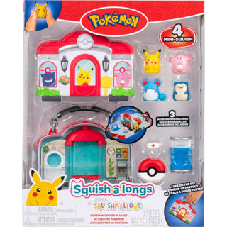 Jazwares Squish-a-Longs – mittleres Spielset (Pokemon Center)