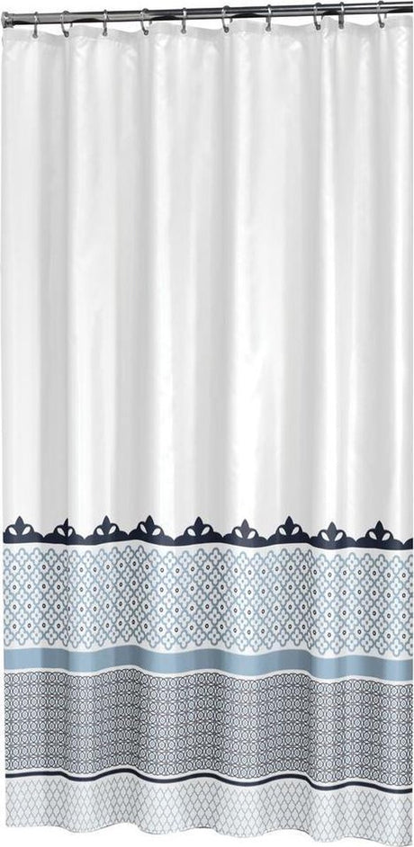 Dichtungsfeuchen -Duschvorhang Marrakesch 180 cm Blau 235281324