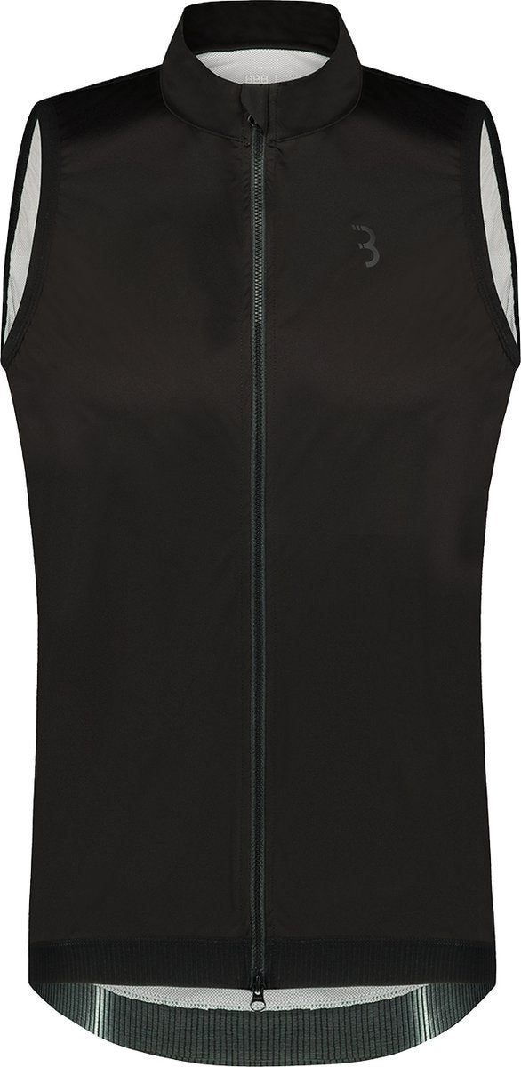 Bbb cycling windvest wielrennen - windshield fietsjack - 10 - 25 °c - mouwloze windstopper heren dames - waterbestendig - windjack wielrennen - maat l - bbw-485