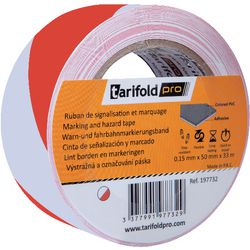 Markierungsband Djois rot-weißes Vinyl 50 mm x 33 Meter