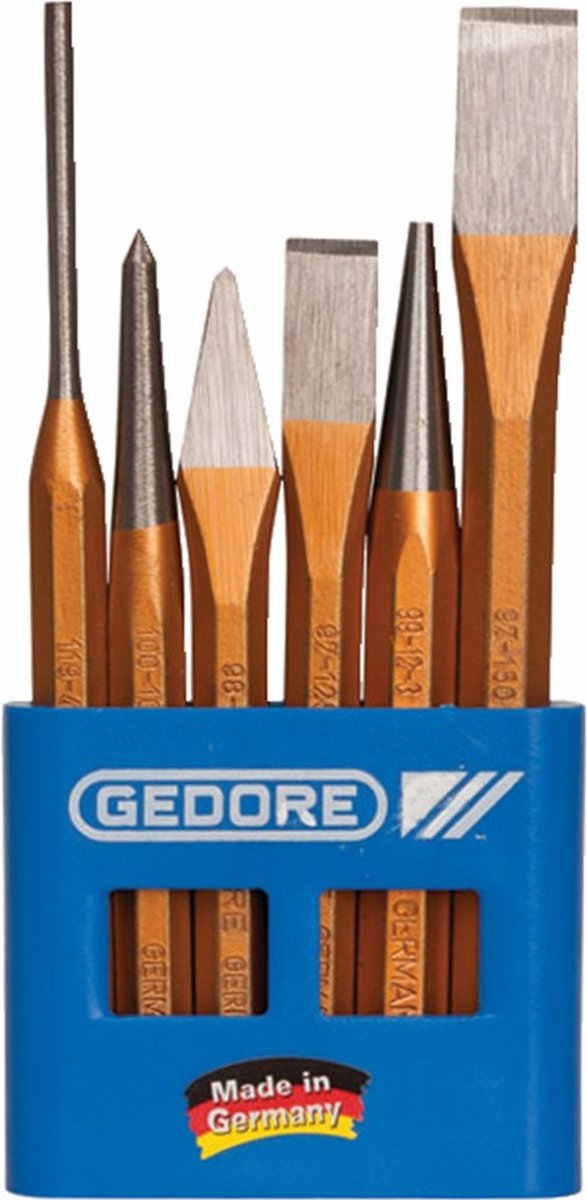 Gedore Meißelset 6-teilig