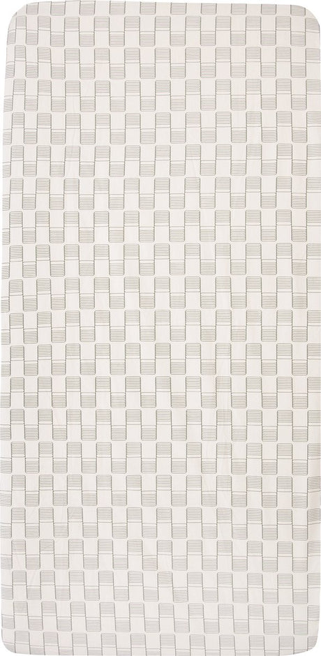 Witlof for kids hoeslaken 70 x145cm sticky stripes
