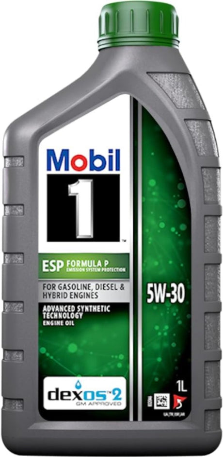 Mobil 1 5w-30 synthetische motorolie- 1l – bescherming tegen slijtage - benzine diesel - verbeterde koude start