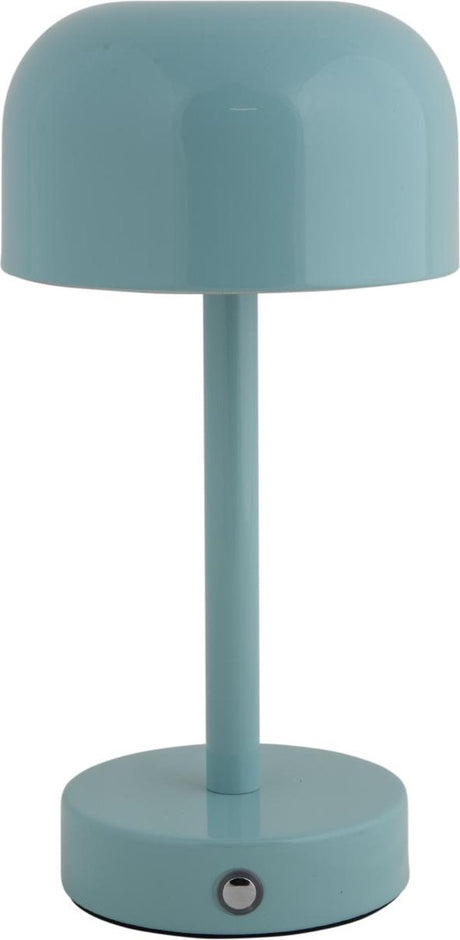 Leitmotiv Tischlampe James LED - Blau - 12,5x12,5x24,5cm - skandinavisch