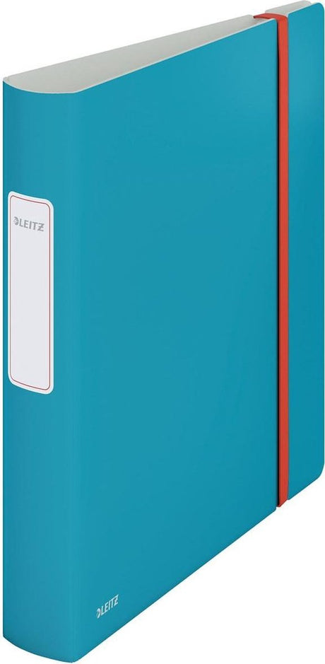 Leitz 180° active cosy kunststof ordner met rugetiket - 2 rings a4 - rugbreedte van 65mm - sereen blauw
