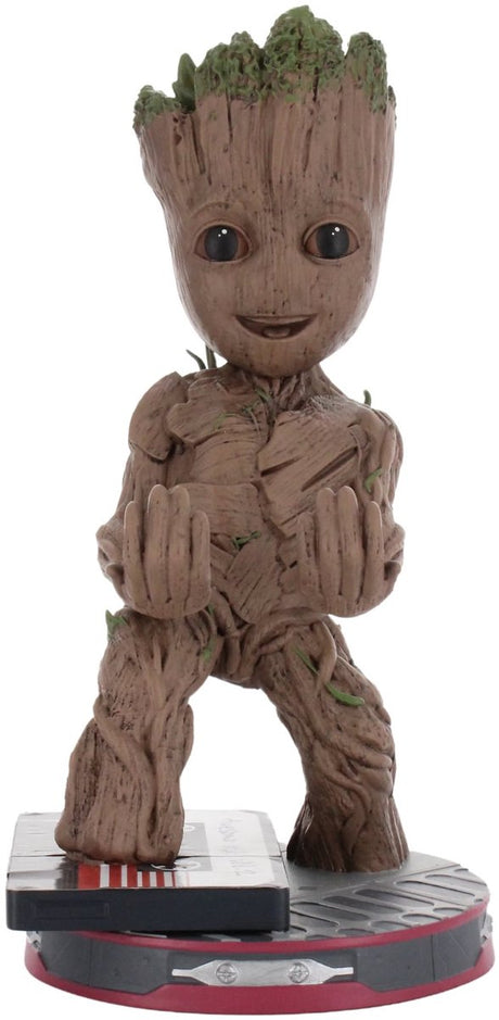Cableguys Guardians of the Galaxy - Smiley groß - Figurenständer für Telefon | Controller | Ladeetui (Original von Cable Guys)