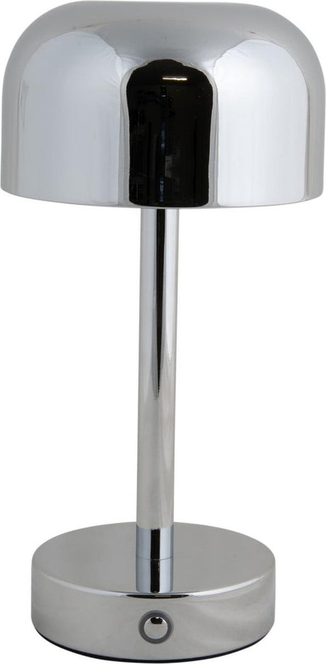 Leitmotiv tafellamp james led - zilver - 12.5x12.5x24.5cm - scandinavisch