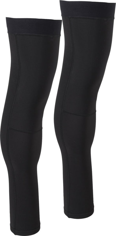 Agu beenstukken - beenwarmers - thermische beenstukken - lombardia materiaal - siliconen grippers - unisex - zwart - xxl