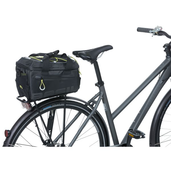 Basilil Miles Trunkbag - Sporty Black Gepäck Business -Tasche für Sportfonds - 7L - Black Lime