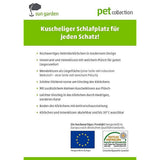 Sun Garden Luxus-Hundebett Lucky + Kissen 59x67x20cm grau