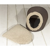 Sun Garden Simba Haustierhöhle 45x40x32cm braun beige