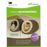 Sun Garden Simba Haustierhöhle 45x40x32cm braun beige