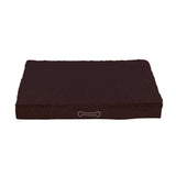 Orthopädisches Hundekissen von Sun Garden Buddy, 100 x 65 x 10 cm, dunkelbraun