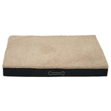 Sun Garden Orthopädisches Hundekissen Sun Garden Buddy, 120 x 72 x 10 cm, Beige/Dunkelbraun