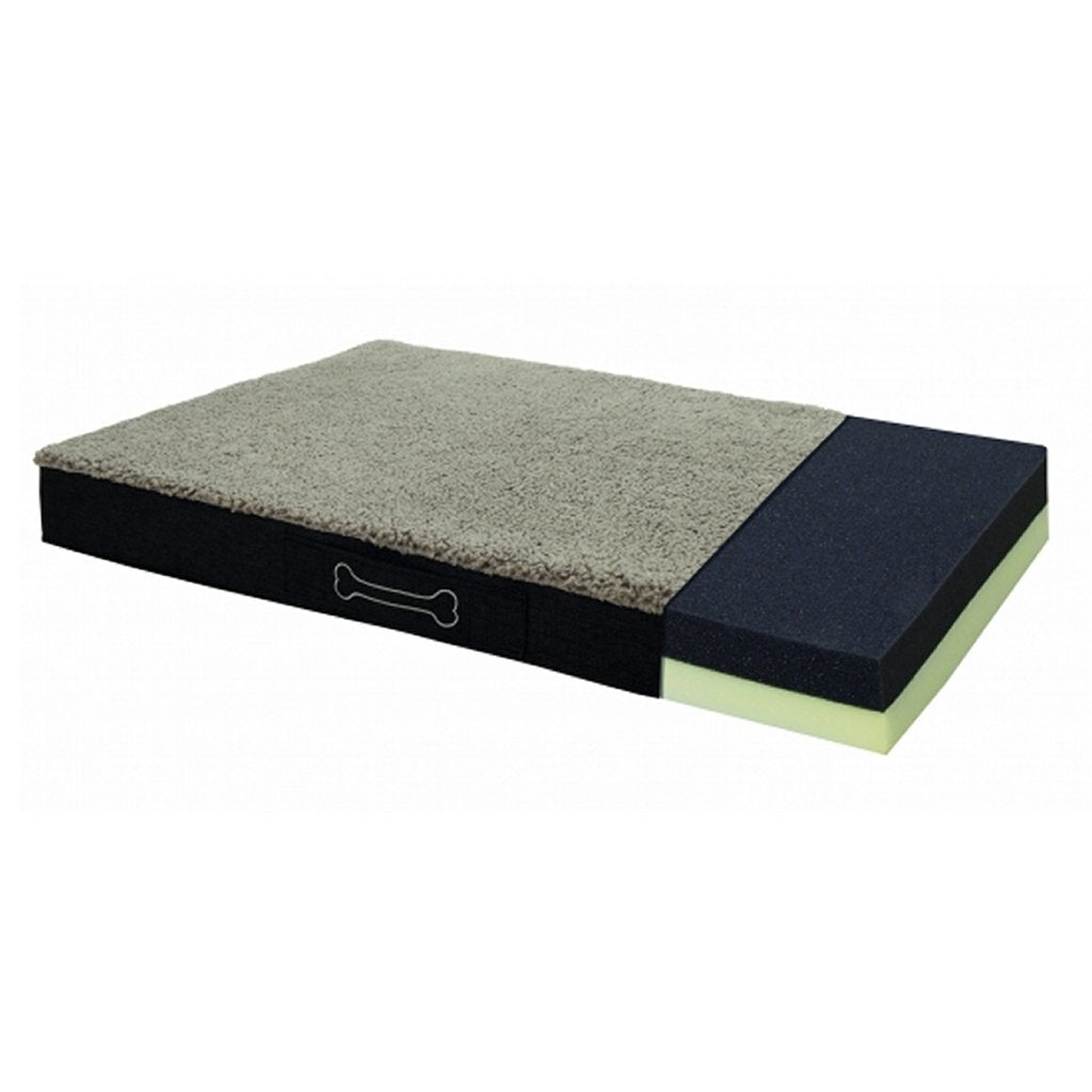 Sun Garden Buddy orthopädisches Hundekissen 120x72x10cm grau anthrazit