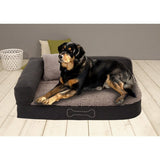 Orthopädisches Hundekissen Sun Garden Pallina 100x80x27 cm braun beige