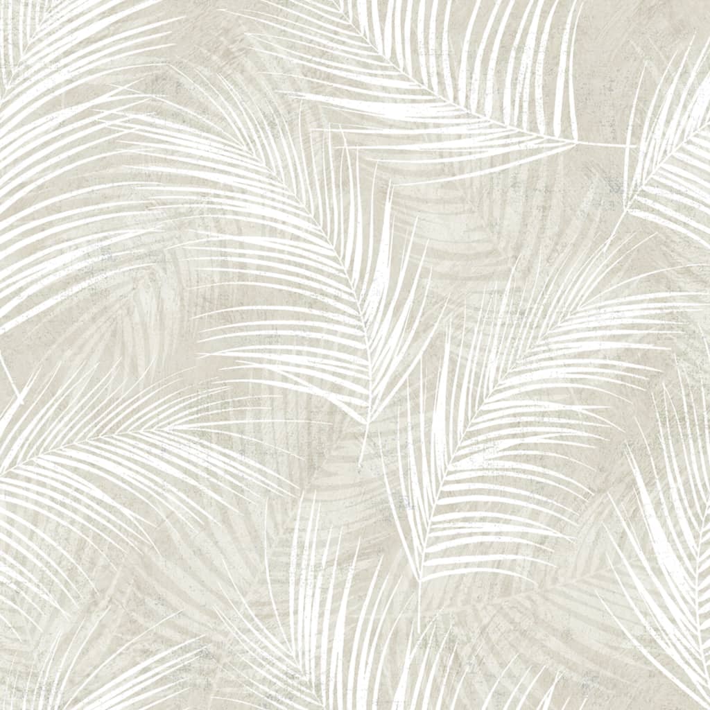 Niederländische Wandverkleidung Tapete Palm Beige