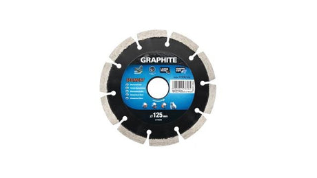 Graphit-Diamantscheibe 125 x 22 x 8,0 x 2,2 mm segmentgelasert MPA EN13236