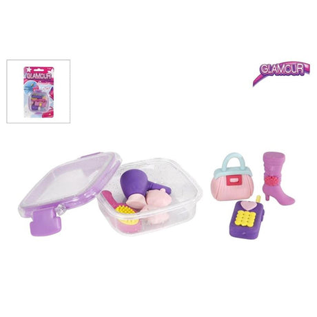 Glamor girls erasers 8-piece
