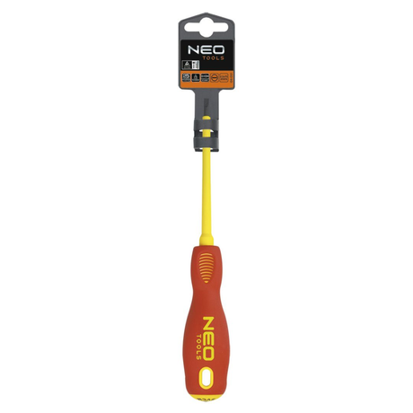 Neo Tools Flachschraubendreher 2,5 x 75 mm 1000 V CrMo-Stahl
