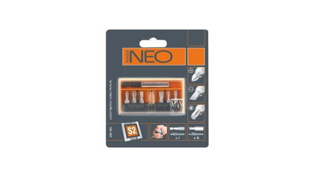 Neo Tools Bit-Set 7 Bithalter magnetischer S2-Stahl