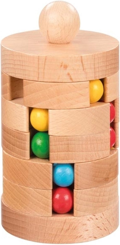 Puzzle-Kugelturm. 13,5 x 7 cm. 6+