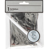 Creativ Company Folienballon, 5, H: 41 cm, Silber, 1 Stück